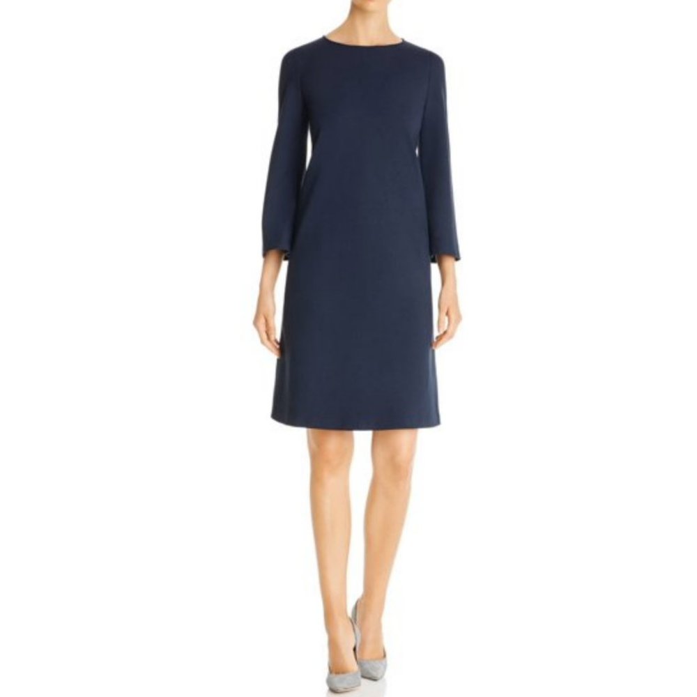 LAFAYETTE 148 Navy Shift Dress